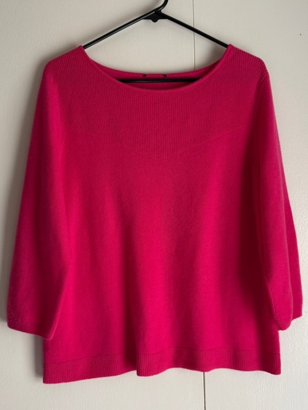 100% Cashmere Pink Sweater Women’s Soft